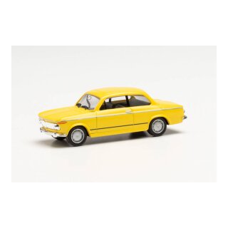 Herpa 022309-002 BMW 1602 Limousine, gelb   Maßstab 1:87