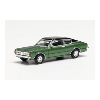 Herpa 033398-002 Ford Taunus Coupé (Knudsen), dunkelgrün metallic  Maßstab 1:87