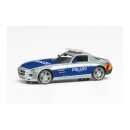 Herpa 096515 MB SLS AMG, Polizei Showcar  Maßstab 1:87