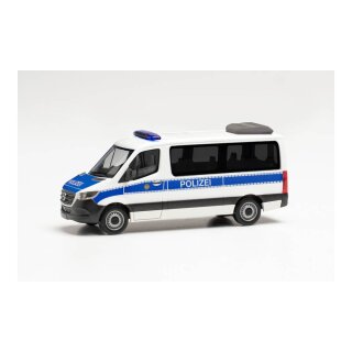 Herpa 096584 MB Sprinter `18 FD, Polizei Berlin Maßstab 1:87