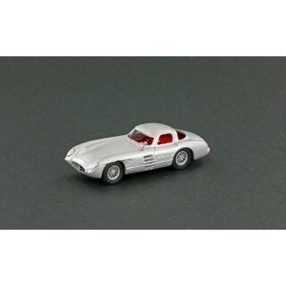 Lemke LE GRAND LE 87300 Mercedes Benz 300 SLR, W196 S, Uhlenhaut Coupe, silber  Maßstab 1:87