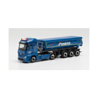 *Herpa 944595 Mercedes-Benz Actros Streamspace 2.3 Thermomulden-Sattelzug, Fendrich Bocholt Maßstab: 1:87