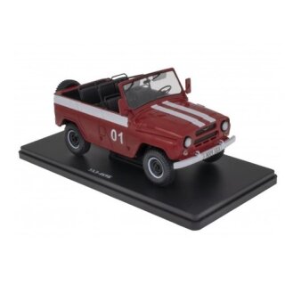 WhiteBox WB124064  (Blister) UAZ 469B, Feuerwehr  Maßstab: 1:24