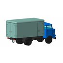 Hädl 121052-03  IFA W50 mit Normalkoffer, hellblau...