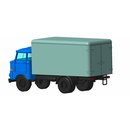 Hädl 121052-03  IFA W50 mit Normalkoffer, hellblau Spur TT