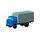 Hädl 121052-03  IFA W50 mit Normalkoffer, hellblau Spur TT