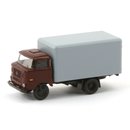 Hädl 121052-06  IFA W50 mit Normalkoffer, rot Spur TT