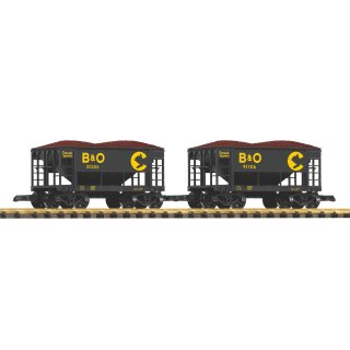 Piko 38933 US Schüttgutwagen B&O 2er Set mit Erzladung  Spur G