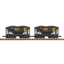 Piko 38933 US Schüttgutwagen B&O 2er Set mit...