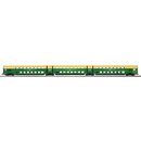 Piko 53123 Spur H0 Doppelstock-Gliederzug DGBgq, 3teilig,...