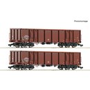 Roco 37650 2er Set offene Güterwagen Eas, DR, Ep. IV...