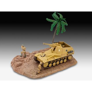 Revell 03334 First Diorama Set - Sd.Kfz. 124 Wespe  Maßstab 1:76