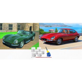 Revell 05667 Gift Set Jaguar, 100 Years Jaguar  Maßstab 1:24