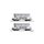 Tillig 01054 2er Set Selbstentladewagen Faccns, Captrain, Ep.VI, Eurovia  Spur TT