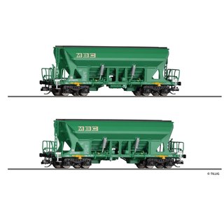 Tillig 01055 2er Set Selbstentladewagen Faccns, MBC, Ep.VI  Spur TT