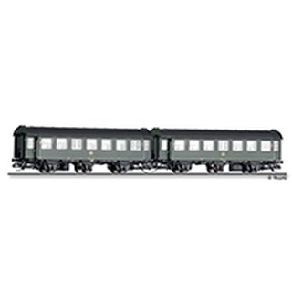 Tillig 01061 2er Set Einheit Personenwagen, 2. Klasse, DB, Ep.IV  Spur TT