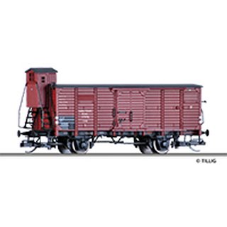 Tillig 17933 Flachdachwagen m. Bremserhaus, BLE, Ep. II  Spur TT