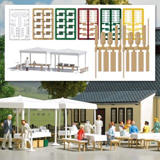 Busch 1830 Catering-Set mit Koch H0 Spur