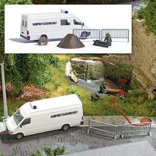 Busch 7954 A-Set: Bombenentschärfung H0 Spur
