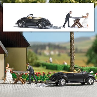 Busch 7980 A-Set: Hochzeit H0 Spur