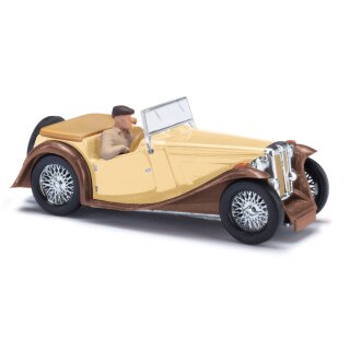 Busch 45918 MG Midget TC mit Fahrer, 1968  Maßstab 1:87