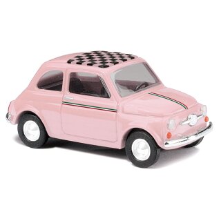 *Busch 48733 Fiat 500, Pretty in pink, 1965  Maßstab 1:87