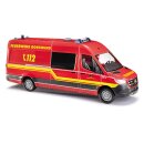 Busch 52616 Mercedes Benz Sprinter, Wach LKW Feuerwehr...
