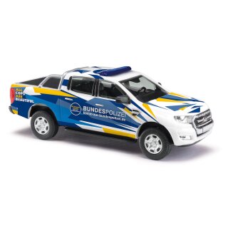 Busch 52822 Ford Ranger mit Abdeckung, Bundespolizei, 2016  Maßstab 1:87
