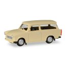 Herpa 020770-006 Trabant 601 Universal, grünbeige...