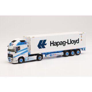 *Herpa 314848 Volvo FH Gl. XL Container-Sattelzug, Wiek/Hapag Lloyd  Maßstab 1:87