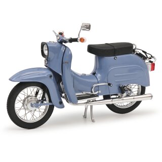 Schuco 450649300 Simson Schwalbe KR 51/1, mittelblau Maßstab 1:10