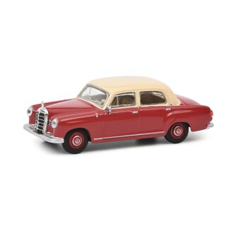 Schuco 452034200 Mercedes-Benz 180 D, dunkelrot / cremweiß Maßstab 1:64