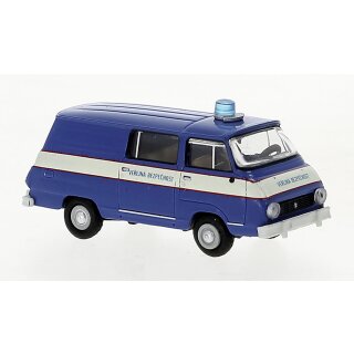 *Brekina 30808 Skoda 1203 Halbbus, blau, VB, 1969 Maßstab: 1:87