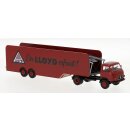 Brekina 43227 Borgward B 655 Autotransporter, Lloyd, 1960...