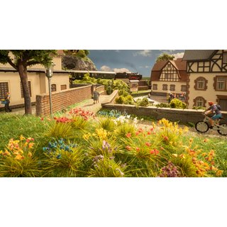 Noch 06800 Blumen, 250 Stück, rot, blau, gelb, pink, weiß
