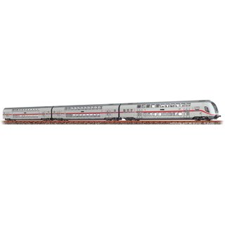 BRAWA 64523 Spur N TWINDEXX Vario® IC2-Doppelstock-Wagenset DB AG, Ep.VI, 3er-Einheit