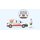 Preiser 33266 Pizza-Lieferdienst. Volkswagen Caddy  Spur H0