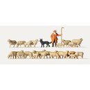 Merten 0212583 Schäfer mit Schafherde und Hund  Spur H0