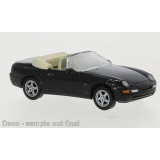 Brekina PCX870183 Porsche 968 Cabriolet, schwarz, 1991 Maßstab: 1:87