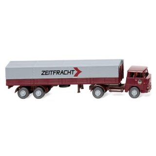 Wiking 051407 Henschel Pritschensattelzug, Zeitfracht  Maßstab 1:87