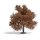 Busch 3664 Kleine Eiche 95 mm, Herbst  Spur H0