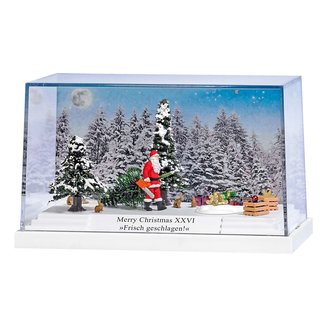 Busch 7628 Kleindiorama Merry Xmas XXVI, frisch geschlagen  Spur H0