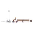 Busch 7997 A-Set: Gemüseeinkauf  Spur H0
