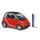 Busch 46226 Smart Fortwo Coupe electric drive, rot, 2012  Maßstab 1:87