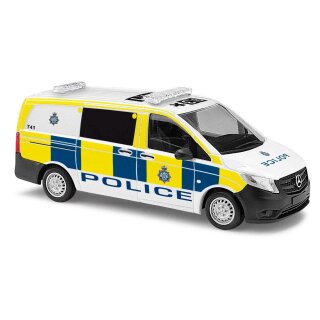 Busch 51190 Mercedes Benz Vito, Police GB, Rechtslenker, 2014  Maßstab 1:87