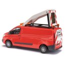 Busch 52424 Ford Transit Custom Kasten, Schwertransport-Begleitfahrzeug, 2012  Maßstab 1:87