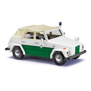 Busch 52712 VW 181 Kurierwagen, Polizei München, 1970  Maßstab 1:87