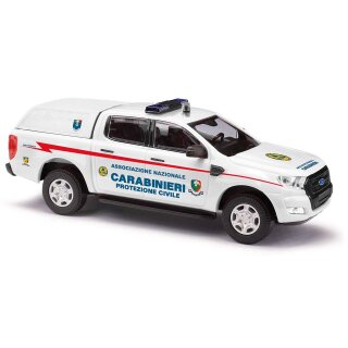 Busch 52823 Ford Ranger mit Hardtop, Carabinieri Italien, 2016  Maßstab 1:87