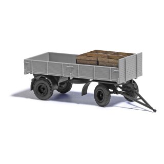 Busch 53321 Anhänger IFA HL 80 mit Holzkisten, 1967  Maßstab 1:87