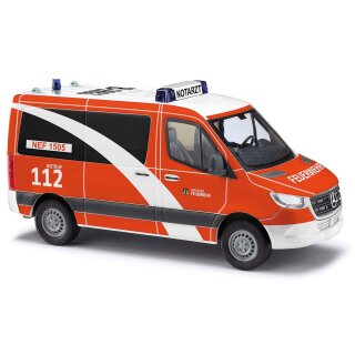 Busch 53459 Mercedes Benz Sprinter, Feuerwehr Berlin, 2018  Maßstab 1:87